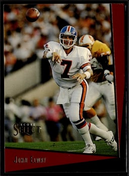 1993 John Elway #34 Score Select