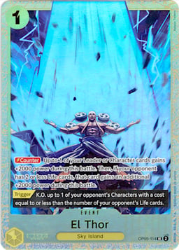 2022 El Thor (Premium Card Collection -Best Selection Vol. 2-) #OP05-114 One Piece Promotion Cards