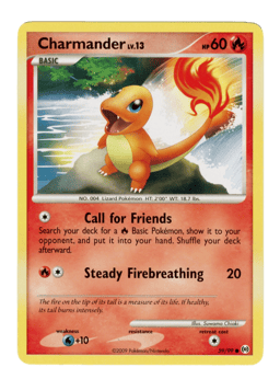 2009 Charmander #59 Arceus