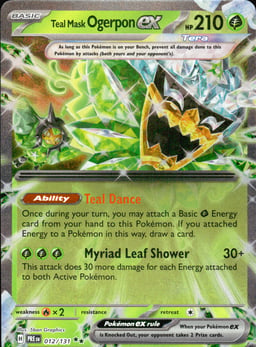 2025 Teal Mask Ogerpon ex #12 Prismatic Evolutions
