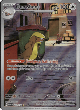 2025 Gumshoos #153 Mega Evolution