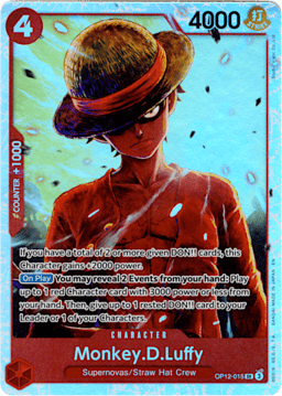 2025 Monkey.D.Luffy (foil) #15 Legacy of the Master
