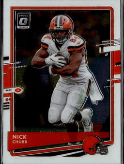 2020 Nick Chubb #27 Donruss Optic