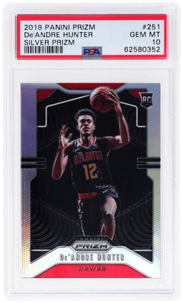 2019 Panini Prizm Silver Prizm De'Andre Hunter #251 PSA 10