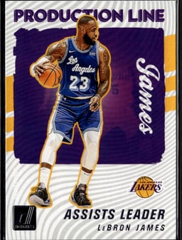 2021 LeBron James #7 Donruss Production Line