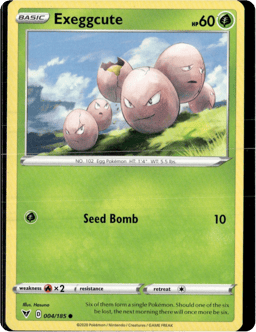 2020 Exeggcute #4 Vivid Voltage