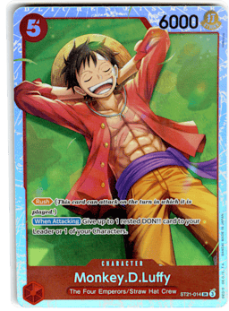 2025 Monkey.D.Luffy (foil) #14 EX Gear 5