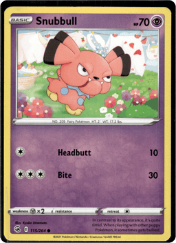 2021 Snubbull #115 Fusion Strike