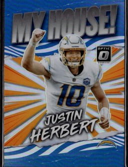 2021 Justin Herbert #MH-13 Donruss Optic My House
