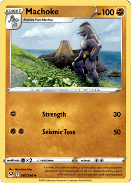 2022 Machoke #87 Lost Origin