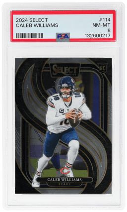2024 Panini Select Premier Level Caleb Williams #114 PSA 8