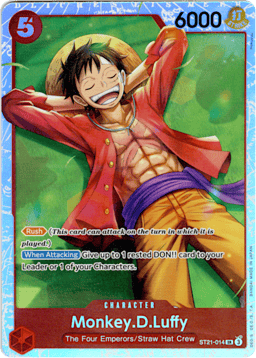2025 Monkey.D.Luffy (foil) #14 EX Gear 5