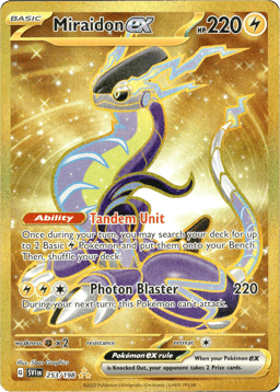 2023 Miraidon ex #253 Scarlet & Violet