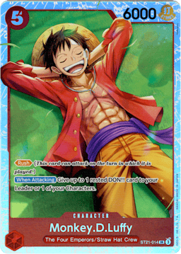 2025 Monkey.D.Luffy (foil) #14 EX Gear 5