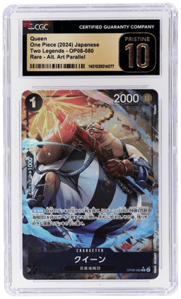 2024 One Piece Two Legends Japanese Alternate Art Queen #OP08-080 CGC PRI