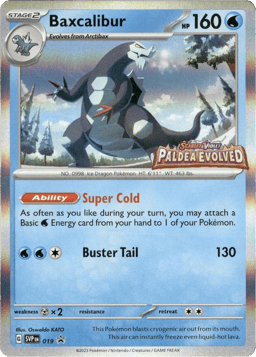 2023 Baxcalibur #19 Scarlet & Violet Black Star Promos
