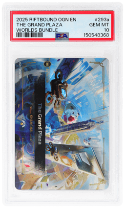 2025 Riftbound League of Legends Origins Worlds Bundle Shanghai the Grand Plaza #293a PSA 10