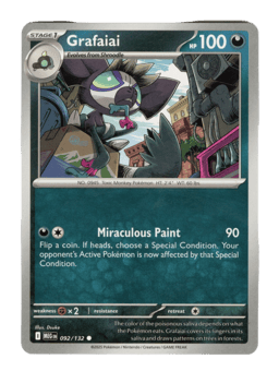2025 Grafaiai #92 Mega Evolution