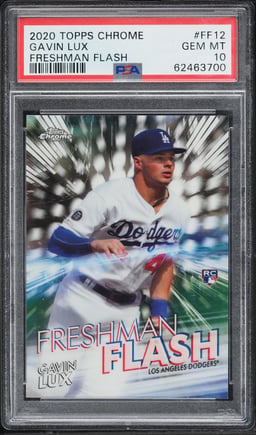 2020 Topps Chrome Freshman Flash Gavin Lux ROOKIE #FF-12 PSA 10 GEM MINT