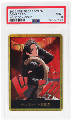 2026 One Piece Heroines Edition Boa Hancock Gold Don Card PSA 9