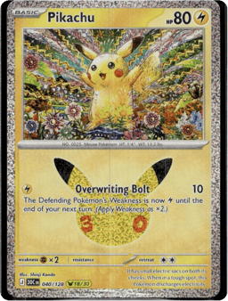 2026 Pikachu #40 30th Celebration
