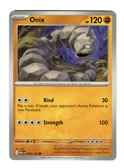 2025 Onix #70 Mega Evolution