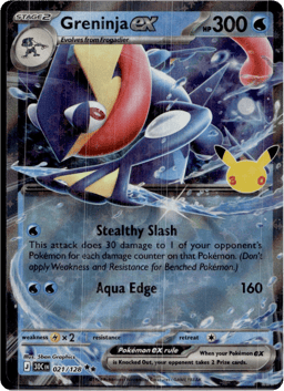 2026 Greninja ex #21 30th Celebration