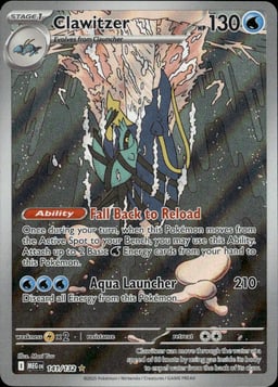 2025 Clawitzer #141 Mega Evolution
