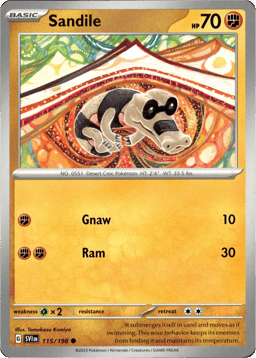 2023 Sandile #115 Scarlet & Violet
