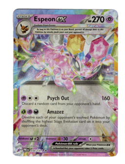 2025 Espeon ex #34 Prismatic Evolutions