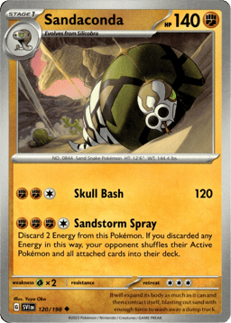 2023 Sandaconda #120 Scarlet & Violet