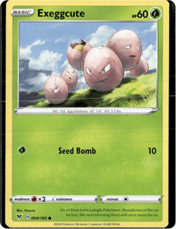 2020 Exeggcute #4 Vivid Voltage