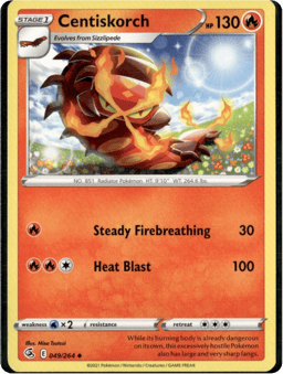 2021 Centiskorch #49 Fusion Strike