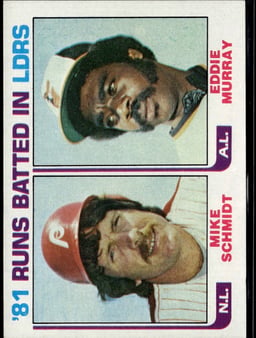 1982 Eddie Murray #163 1981 Leaders