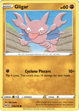 2022 Gligar #95 Lost Origin