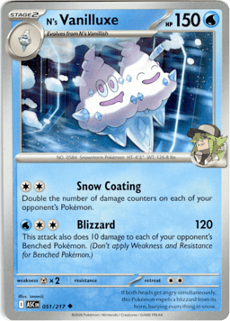 2026 N's Vanilluxe #51 Ascended Heroes