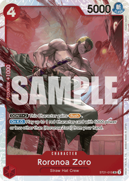 2025 Roronoa Zoro (foil) #15 EX Gear 5
