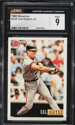 1993 Bowman Cal Ripken Jr. #225 CGC 9 MINT