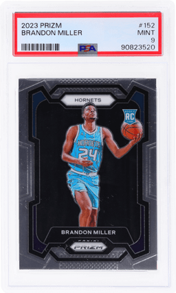 2023 Panini Prizm Brandon Miller #152 PSA 9