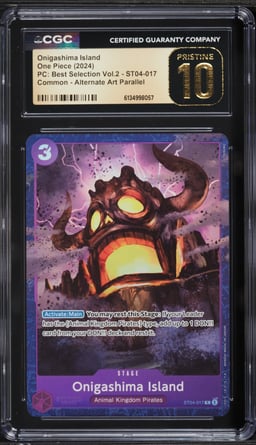 2024 One Piece Premium Collection Best Selection Vol.2 Onigashima Island #ST04-017 CGC 10
