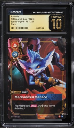 2026 Riftbound League Of Legends Spiritforged Rumble #181 CGC 10 PRISTINE