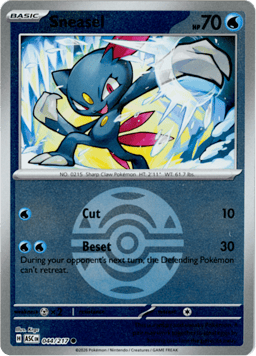 2026 Sneasel (Ball Reverse Holofoil) #44 Ascended Heroes