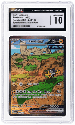 2023 Pokemon Scarlet and Violet Paradox Rift Special Illustration Rare Iron Hands Ex #248 CGC 10