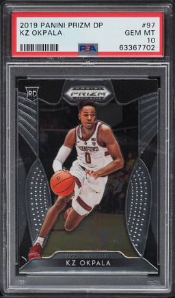 2019 Panini Prizm Draft Picks KZ Okpala ROOKIE #97 PSA 10 GEM MINT