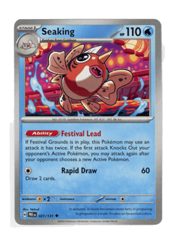 2025 Seaking #21 Prismatic Evolutions