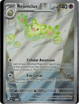 2023 Reuniclus #212 Scarlet & Violet Black Star Promos