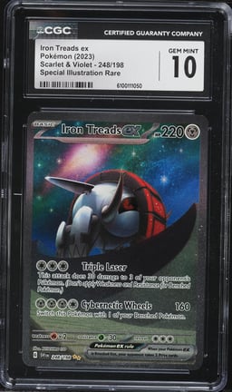 2023 Pokemon Scarlet & Violet SIR Iron Treads EX #248 CGC 10 GEM MINT