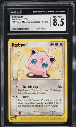 2004 Pokemon EX Team Magma Vs Aqua Jigglypuff #41 CGC 8.5 NM-MT+
