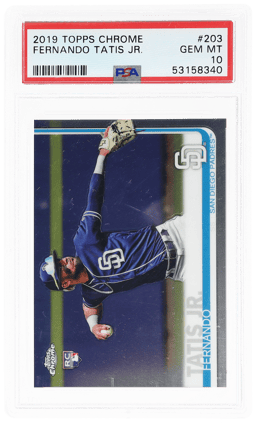 2019 Topps Chrome Fernando Tatis Jr. #203 PSA 10