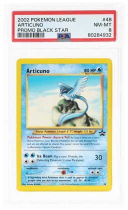 1999 Pokemon Promo Pokemon League Articuno #48 PSA 8